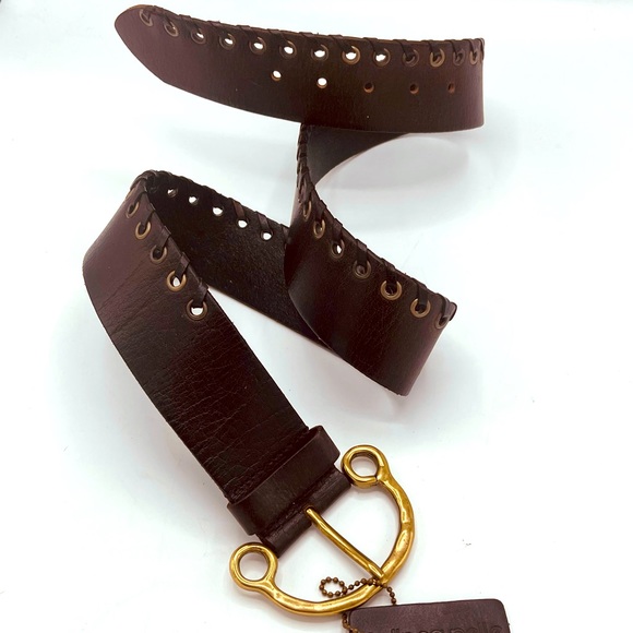 Linea Pelle Accessories - LINEA PELLE IMPORTED LEATHER BELT